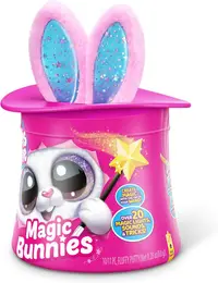 Jucarie de plus interactiva cu accesorii surpriza - Iepurasul Magician, diverse modele