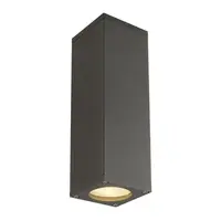Corp iluminat de perete, aplica, lumini THEO SUS / JOS de perete GU10, lumina de perete antracit, QPAR51, antracit, max. 2x50 W,