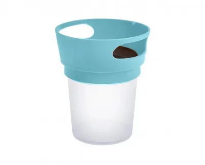 Recipient pentru gustari cu capac BabyJem Bleu