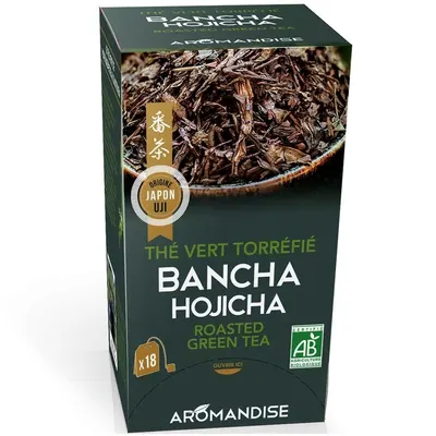 Ceai verde prajit bancha hajicha bio 18dz x 2g 36g Aromandise