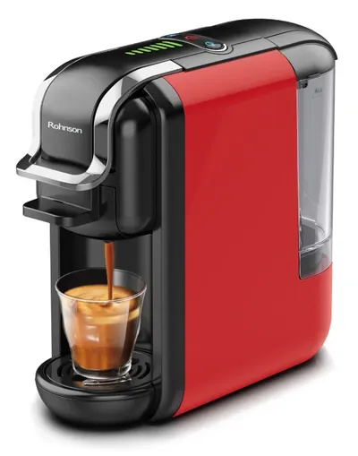 Aparat de cafea Rohnson - R-98043, 19 bar, 600 ml, roșu/negru