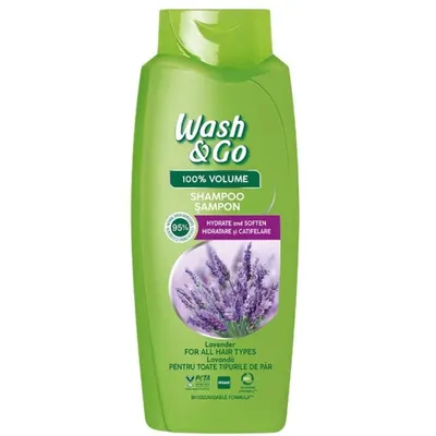 Sampon Wash & Go, Lavanda, 675 ml