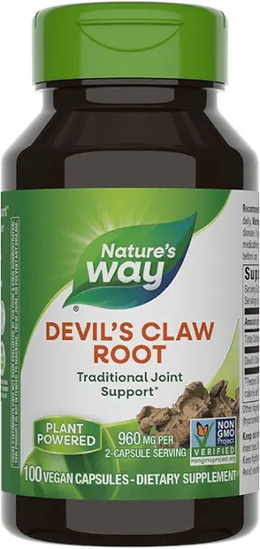 Devil's Claw Secondary Root, 480 mg, 100 capsule, Nature's Way