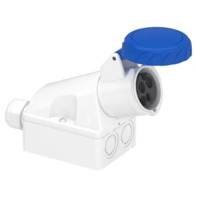 Priza Industriala Mureva, 16 A, 2P + E, 200, 250 V Ac, Ip67