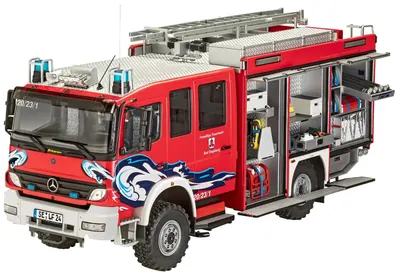 Model de asamblat Revell Moderne: Camioane - Camion de pompieri Schlingmann TLF 16/25