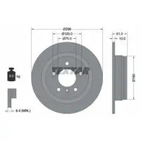 Disc frana TEXTAR 92076603
