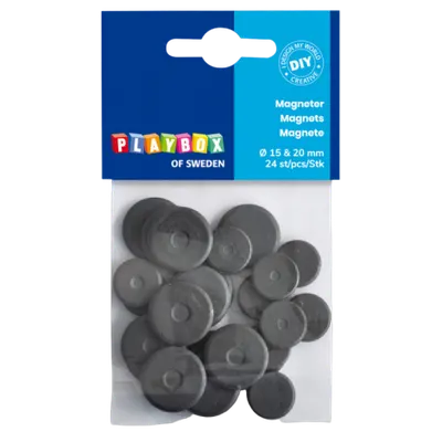 Set 24 magneti pastila cu diametre de 15 si 20 mm