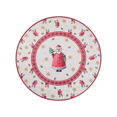 Covor roșu rotund ø 160 cm cu model de Crăciun Toy's Delight Santa Claus – Villeroy&Boch