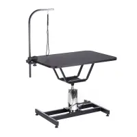 Masa de toaletare hidraulica, L, o lesa, inaltime reglabila, maxim 40 kg, lungime 110 cm