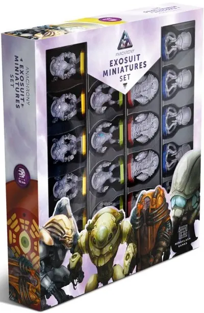Extensie pentru jocul de societate Anachrony: Exosuit Miniatures Set