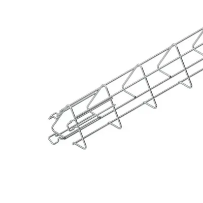 Tava din plasa de sarma in forma de V, sudata prin puncte din fire de otel, cu conector sudat MTCT 100 E3