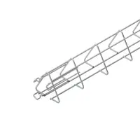 Tava din plasa de sarma in forma de V, sudata prin puncte din fire de otel, cu conector sudat MTCT 100 E3