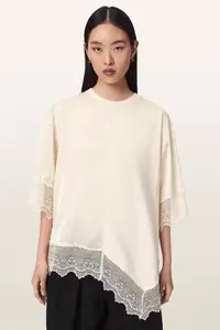 AllSaints bluză pentru femei din bumbac LENNY