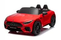 Masinuta electrica pentru copii cu licenta Mercedes SL63, 160W, 12V 10Ah, echipare premium, rosie