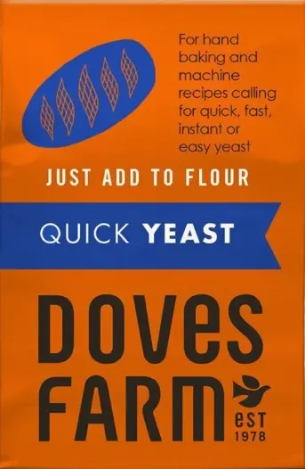 Drojdie vie, fără gluten, 125 g, Doves Farm