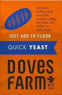 Drojdie vie, fără gluten, 125 g, Doves Farm