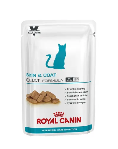 ROYAL CANIN Cat Skin&Coat 12 x 85 gr hrana umeda dietetica pentru pisici adulte cu piele sensibila