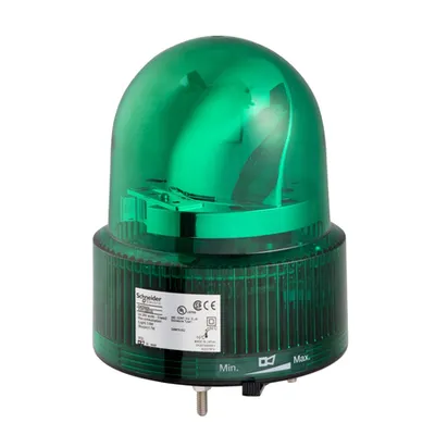 Oglinda rotativa verde 24VAC-DC 120mm