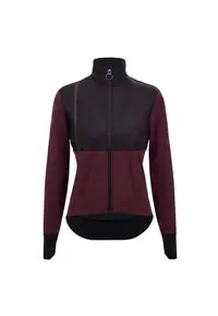 Jacheta ciclism dama Vega Absolute FW 2024 - Visiniu/Negru