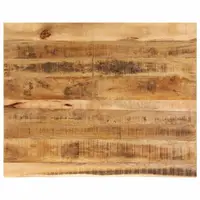 Gossi blat de masa margine naturala, 90x80x2,5 cm, lemn masiv mango