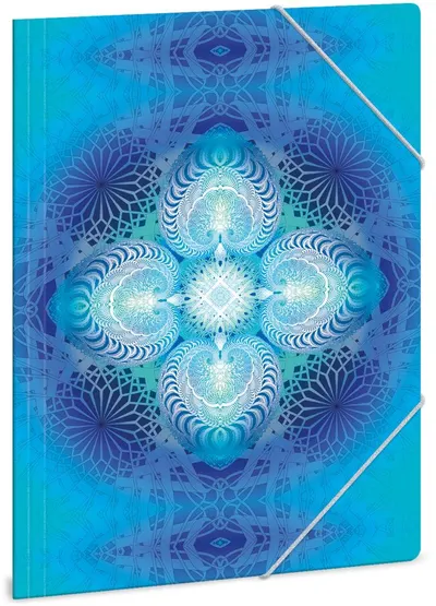Mapa cu elastic Ars Una - A4, Blue Hope