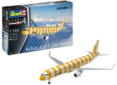 Model asamblat Revell Modern: avioane - Airbus A321-200 Condor