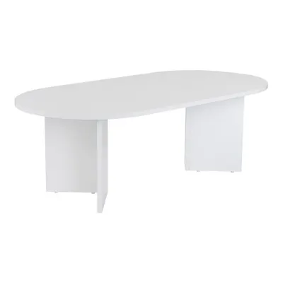Măsuță de cafea albă cu aspect mat 60x119 cm Sable – Kalune Design