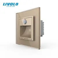Lampa de orientare scara, cu senzor miscare, cu rama de sticla Verde