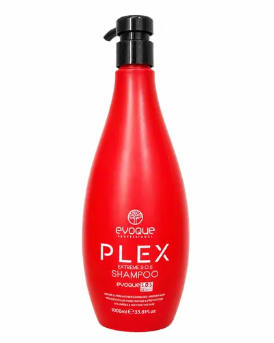 sampon Profesional Reparator EVOQUE USA PLEX Extreme S.O.S, 1000 ml , Bond Repair, Keratina, Anti-Rupere pentru Par Degradat E i Decolorat