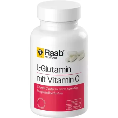 L-Glutamine cu Vitamina C 480mg 100cps