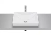 Lavoar Roca Ona A32768K000, montare in blat, 50 x 38 cm, FineCeramic, Alb