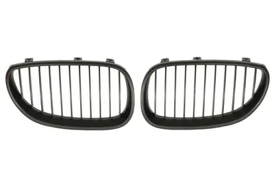 Grila radiator compatibil dreapta/stanga Fata set, model pachet M, negru/negru lucios potrivit BMW Seria 5 E60, 5 E61 2.0-5.0 2001-2010