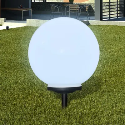 vidaXL Lămpi de exterior pentru alee LED 2 buc. 40 cm, cu țăruș de sol