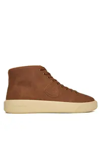 Ghete barbati Nub Cog - piele ecologica - culoare maro