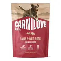 Carnilove Active Dog Dry Lamb & Wild Boar Adult All Breeds 1,5 kg