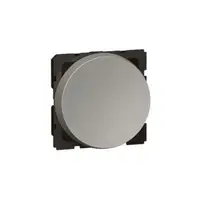 Intrerupator push-button Arteor - 2 rotund module - magnesium