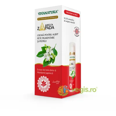 Crema de Zi pentru Pete Pigmentare cu Extract de Lemn Dulce si Mandarina 45ml