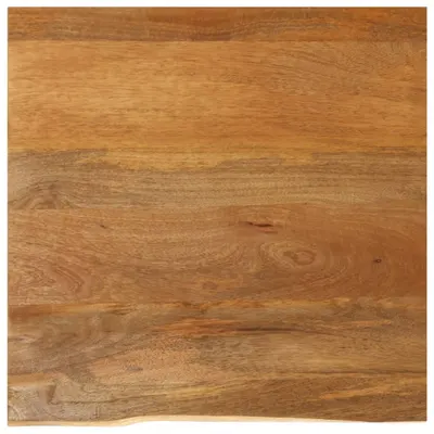 Gossi blat de masa contur organic 80x80x2,5 cm lemn masiv de mango