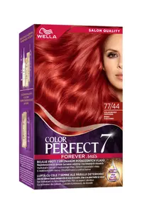 Vopsea de par permanenta Rosu Vulcanic 77/44 Color Perfect, 135ml, Wella