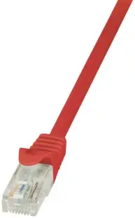 Cablu UTP LogiLink CP1064U, Patchcord, CAT.5e, 3m (Rosu)