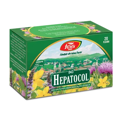 Ceai Hepatocol, 20 plicuri, Fares