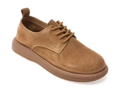 Pantofi GRYXX maro, 3522, din piele intoarsa
