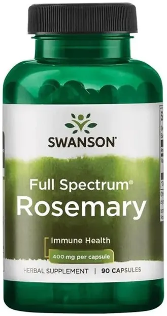 Full Spectrum Rosemary, 400 mg, 90 capsule, Swanson
