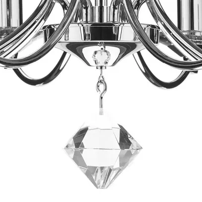 Lampa suspendata Medusa 8 Light Dual Mount Pendant K9 Crystal Polished Chrome