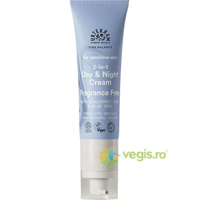 Crema 2 in 1 pentru Zi si Noapte Sensitiv fara Parfum Bio 50ml