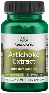 Artichoke Extract, 250 mg, 60 capsule, Swanson