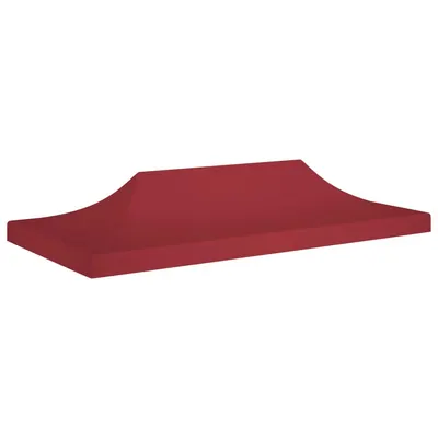 Gossi acoperis pentru cort de petrecere, visiniu, 6 x 3 m, 270 g/m2