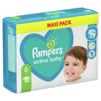 Scutece bebelusi Pampers - Active Baby 6, XL, 44 buc.