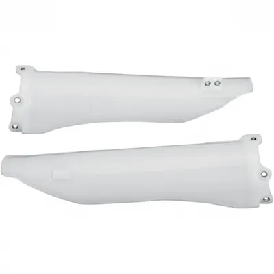 Aparatori telescoape fata Kawasaki KXF250+450 06-08, albe