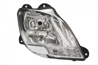 Far dreapta (H1 H7 LED PY21W, manual, cu lumina de zi, culoare insert: crom platinat, culoare indicator: transparent) potrivit DAF CF, XF 106 10.12